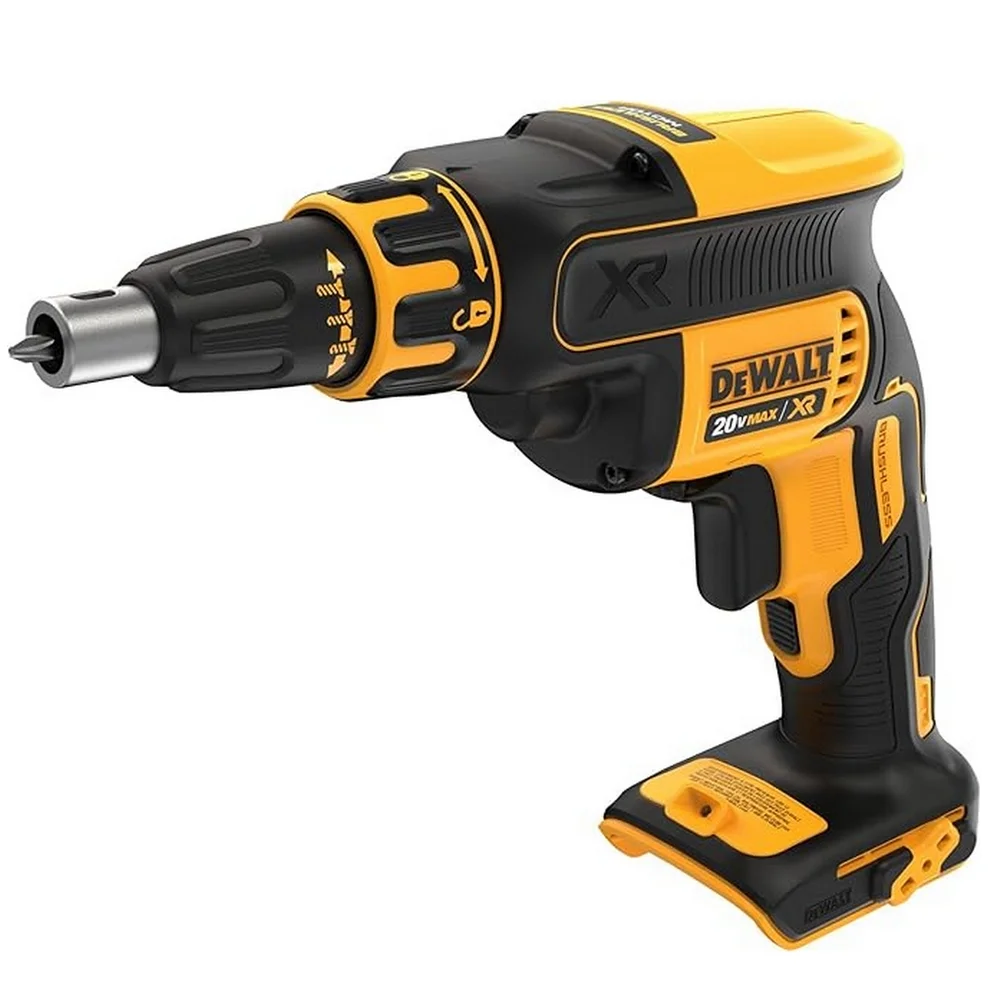Parafusadeira a Bateria 20V Gesso e Drywall Brushless Sem Bateria e Carregador 1/4" Dewalt DCF620B