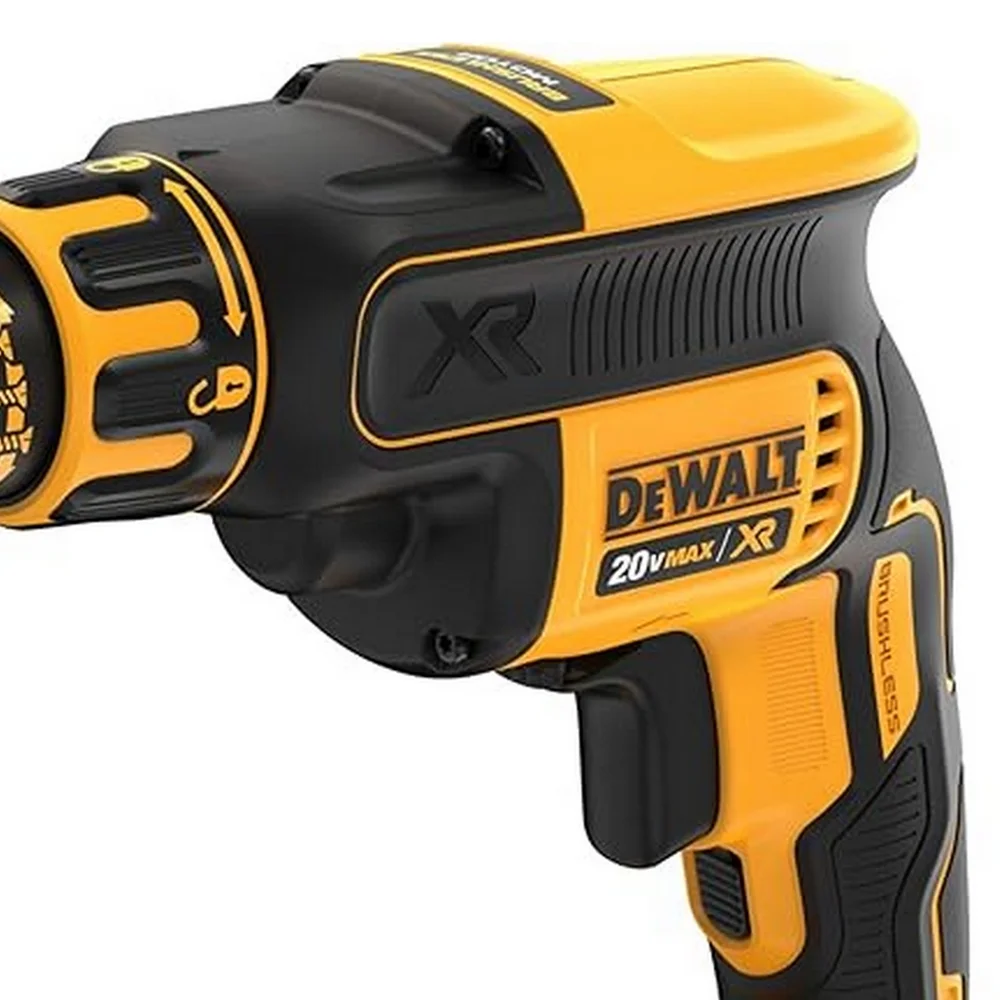 Parafusadeira a Bateria 20V Gesso e Drywall Brushless Sem Bateria e Carregador 1/4" Dewalt DCF620B
