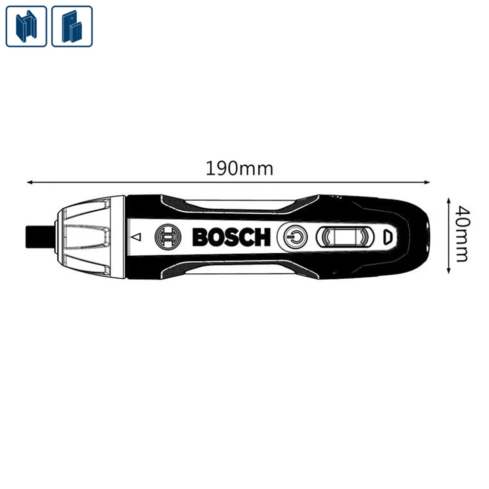 Parafusadeira a Bateria 3,6v Acompanha Cabo USB 1/4" Bosch BOSCH GO