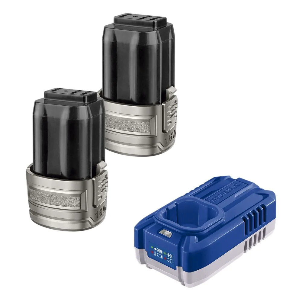 Parafusadeira de Impacto a Bateria 16V Brushless 170NM Maleta Carregador e 2 Baterias 2AH 1/4" Bivolt Tramontina by Total 42262/121