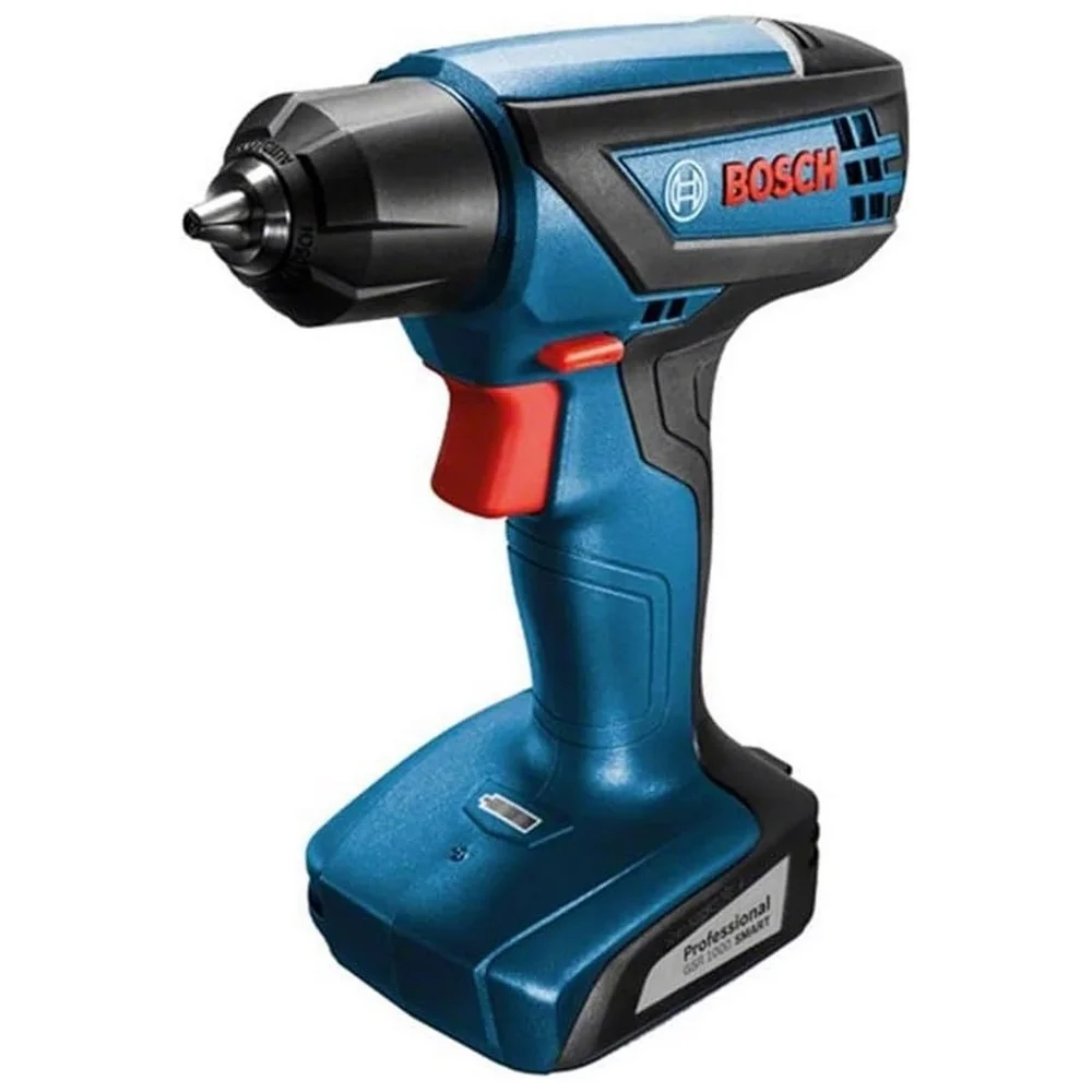 Parafusadeira Furadeira a Bateria 12V Com Carregador 1 Bateria 1,5AH 1/4" Bivolt Bosch GSR 1000 SMART