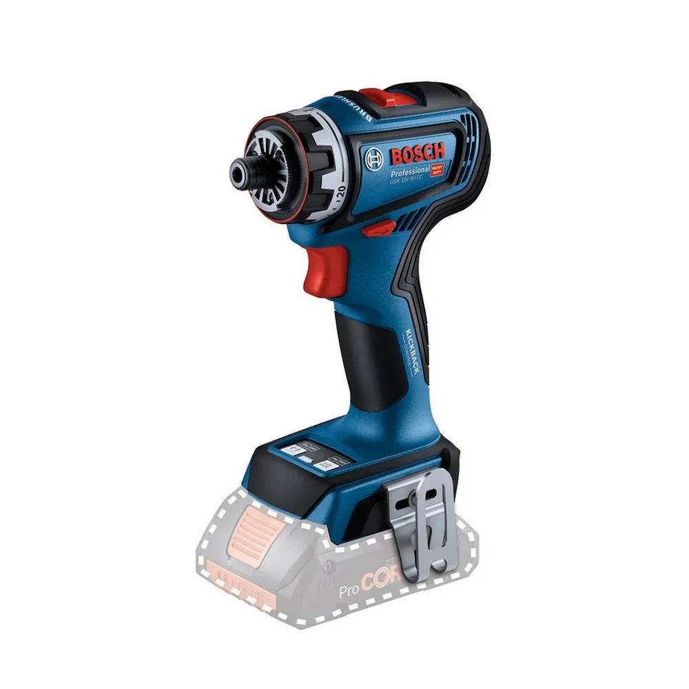 Parafusadeira Furadeira a Bateria 18V Brushless Sem Carregador e Bateria 3/8" Bosch GSR18V-90FC