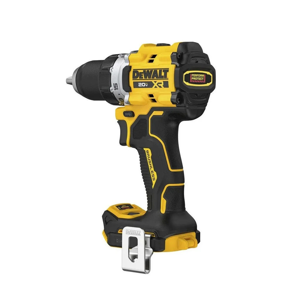 Parafusadeira Furadeira a Bateria 20V Max Brushless com Bolsa Carregador e 2 Baterias 2AH 1/2" Bivolt Dewalt DCD801D2-BR