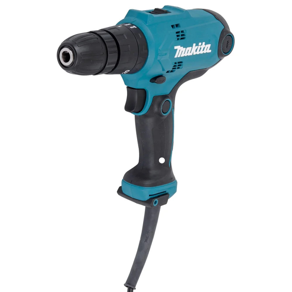 Parafusadeira Furadeira de Impacto Reversivel 2 Velocidades Variaveis 3/8" 220V 320W Makita HP0300