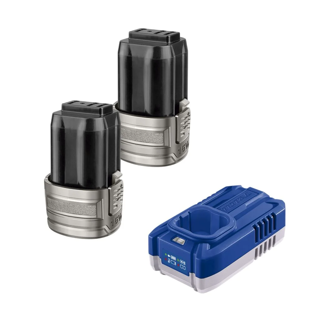 Parafusadeira Furadeira Impacto Bateria 16V Brushless Maleta Carregador e 2 Baterias 2AH 1/2" Bivolt Tramontina Tota 42261/122