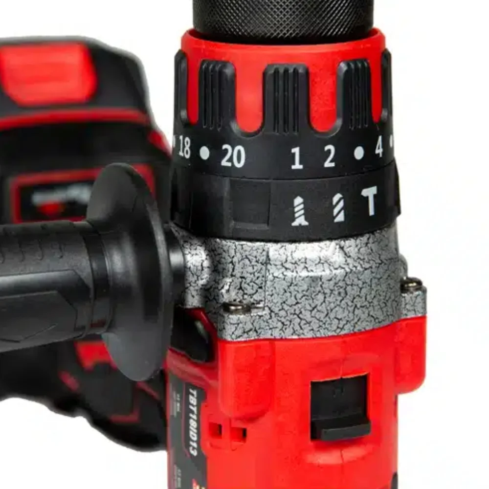 Parafusadeira Furadeira Impacto Bateria 18V Brushless Maleta Carregador e 1 Bateria 2AH 1/2" Bivolt Toyama TBT18ID13KC