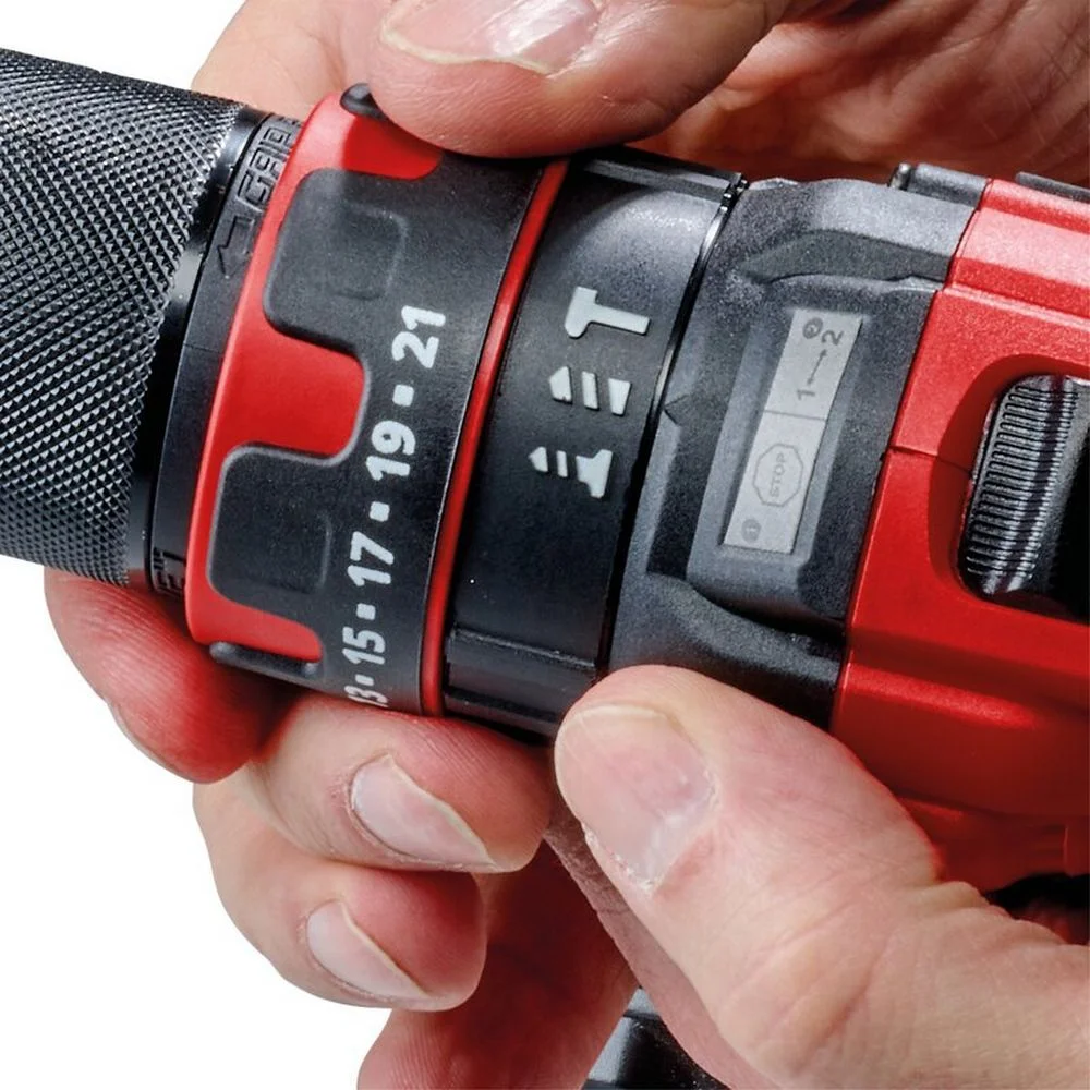 Parafusadeira Furadeira Impacto Bateria 18V Com Carregador e 1 Bateria 2,5AH 1/2" Bivolt Einhell TE-CD 18/44 LI