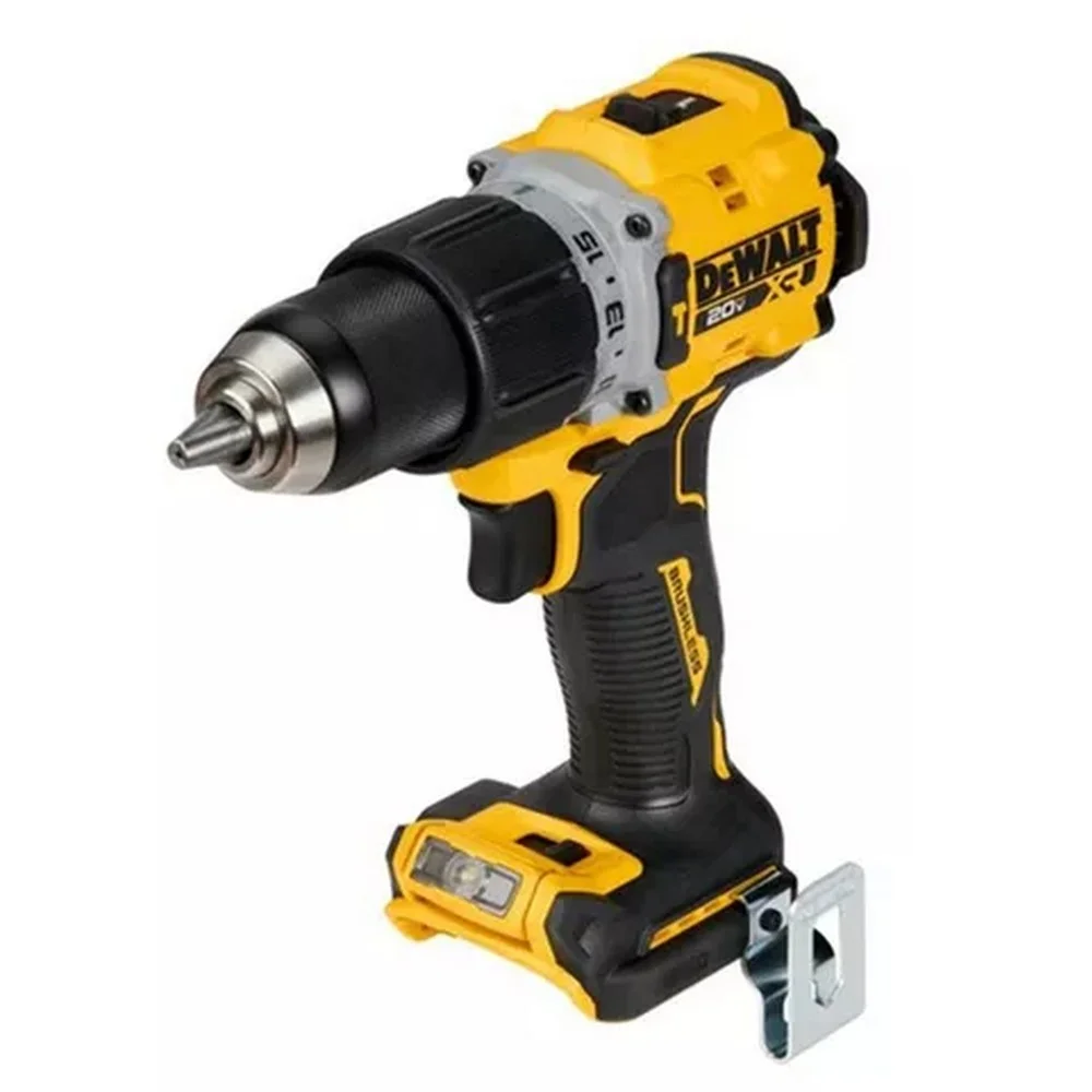 Parafusadeira Furadeira Impacto Bateria 20V Compacta Brushless Bolsa Carregador 2 Baterias 2AH 1/2" Bivolt Dewalt DCD805D2-BR
