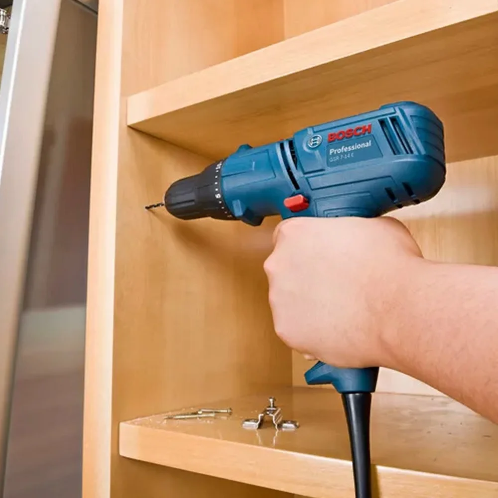 Parafusadeira Furadeira Reversivel Com Bolsa Velocidade Variavel 3/8" 110V 400W Bosch GSR 7-14E