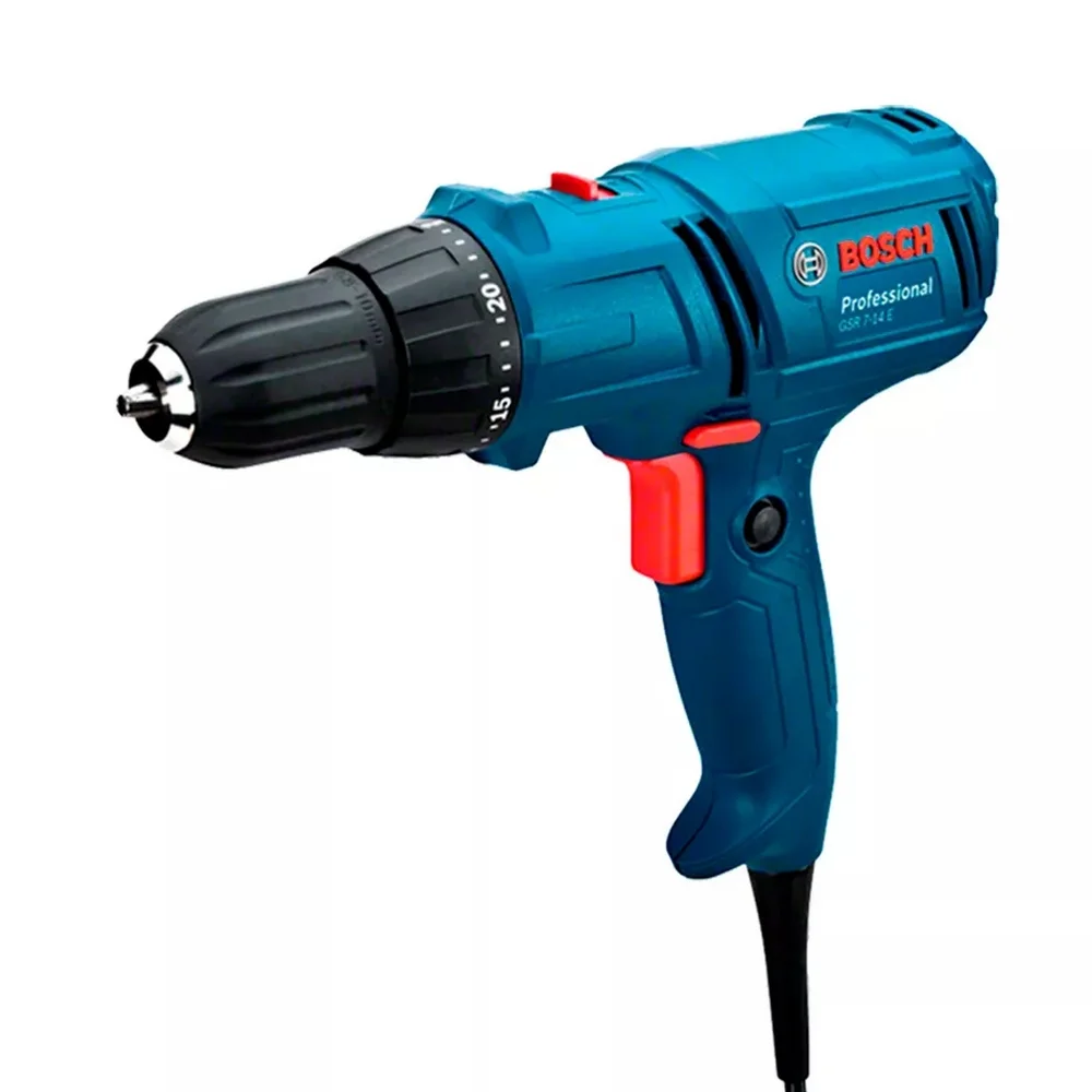 Parafusadeira Furadeira Reversivel Com Bolsa Velocidade Variavel 3/8" 110V 400W Bosch GSR 7-14E