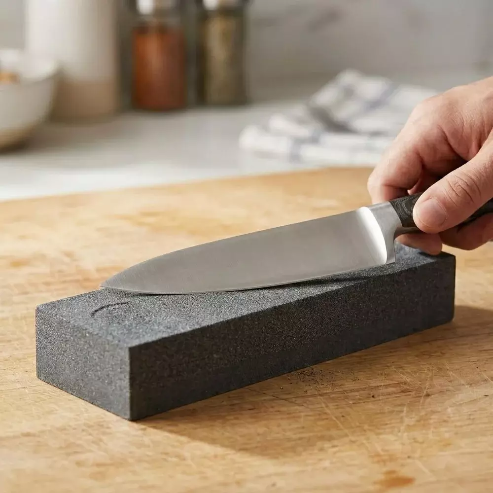 Pedra de Afiar Retangular Dupla Face Grosso e Fino 203X50X25MM Carborundum 108N
