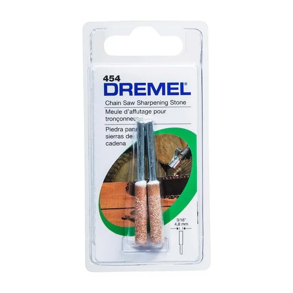 Pedra para Afiar Corrente Motosserra 2pcs USO Em Micro Retifica 3/16" Dremel 454