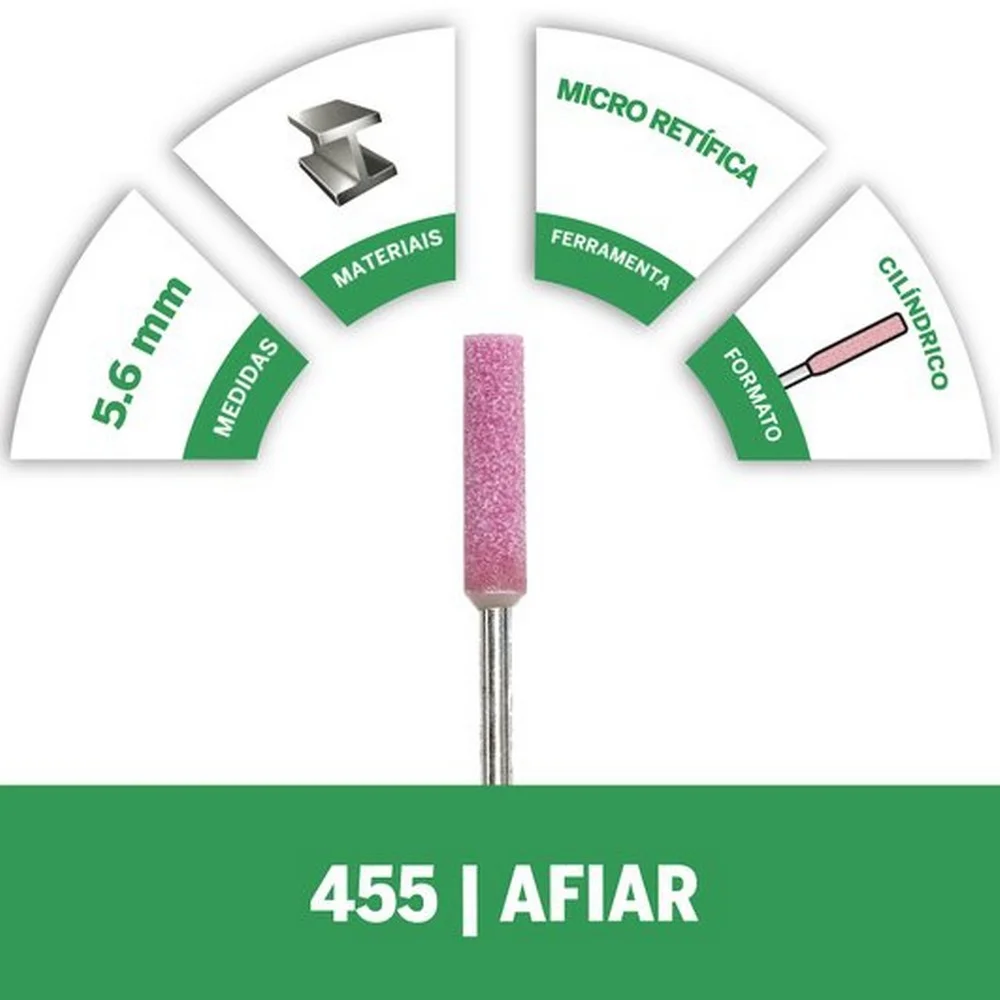 Pedra para Afiar Corrente Motosserra 2pcs USO Em Micro Retifica 7/32" Dremel 455