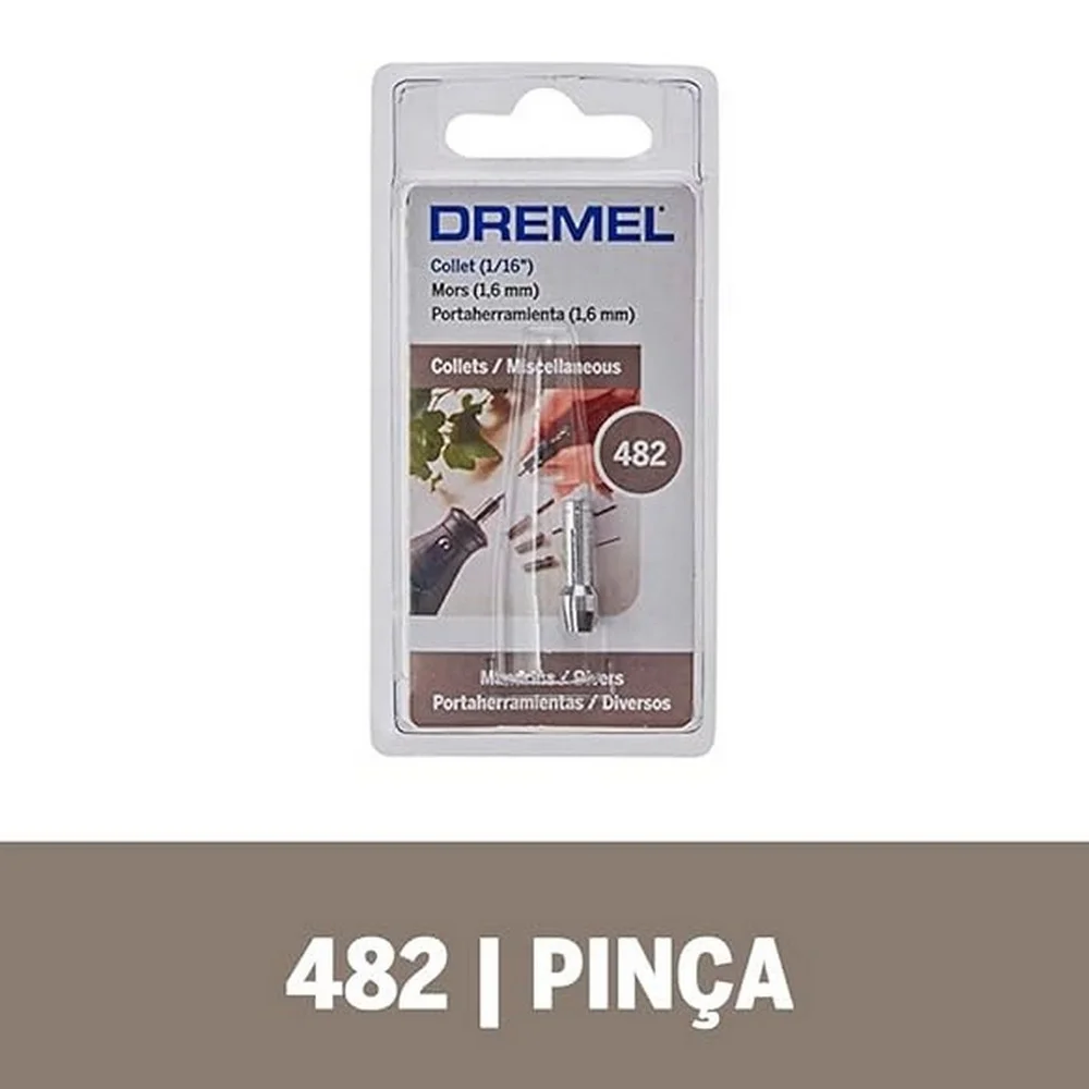 Pinca para Micro Retifica 1/16" Dremel 482