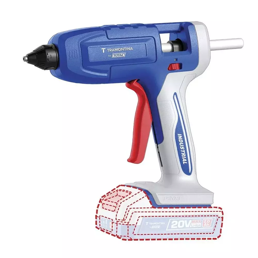 Pistola de Cola Automatica a Bateria 20V Sem Carregador e Bateria 11,2MM Tramontina by Total 42314/005