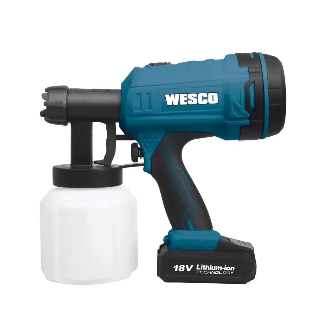 Pistola de Pintura a Bateria 18V Sem Carregador e Bateria Wesco WS2342.9