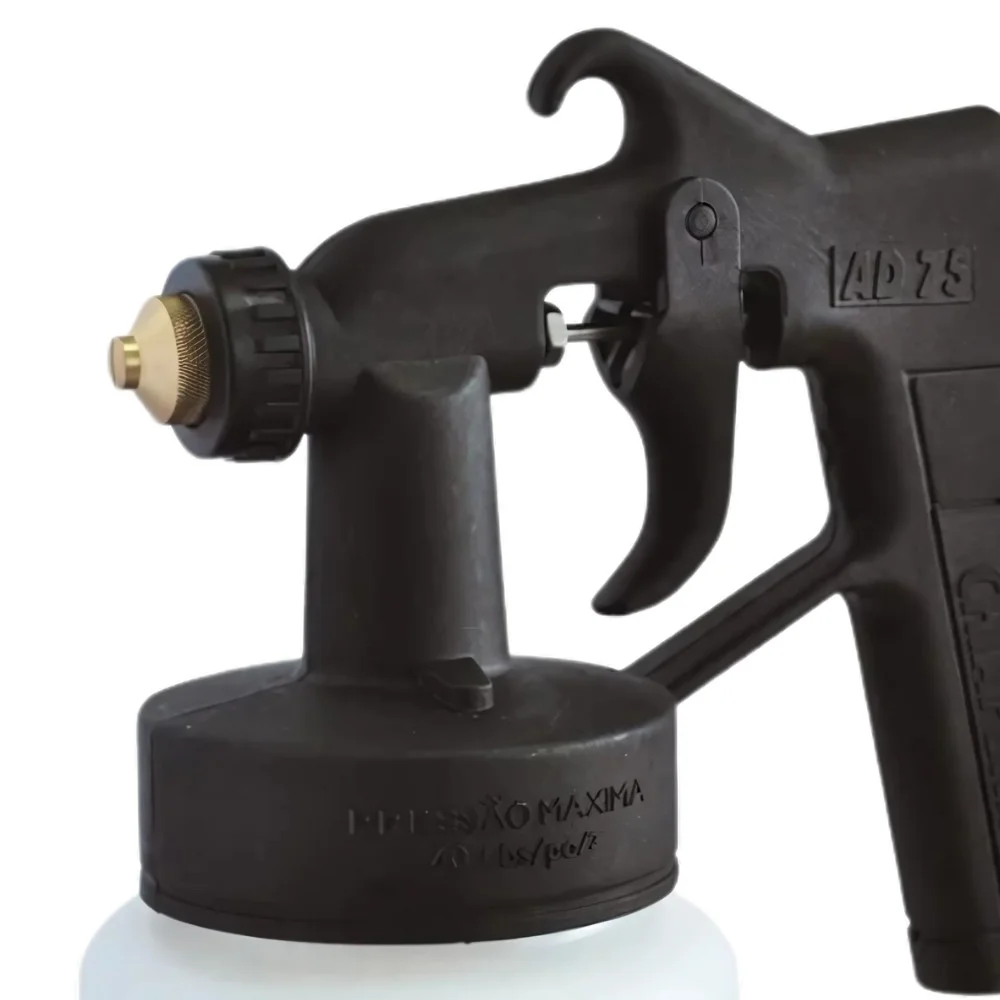 Pistola de Pintura Ar Direto Caneca de Nylon 500ML 1,3MM Chiaperini CH AD-75