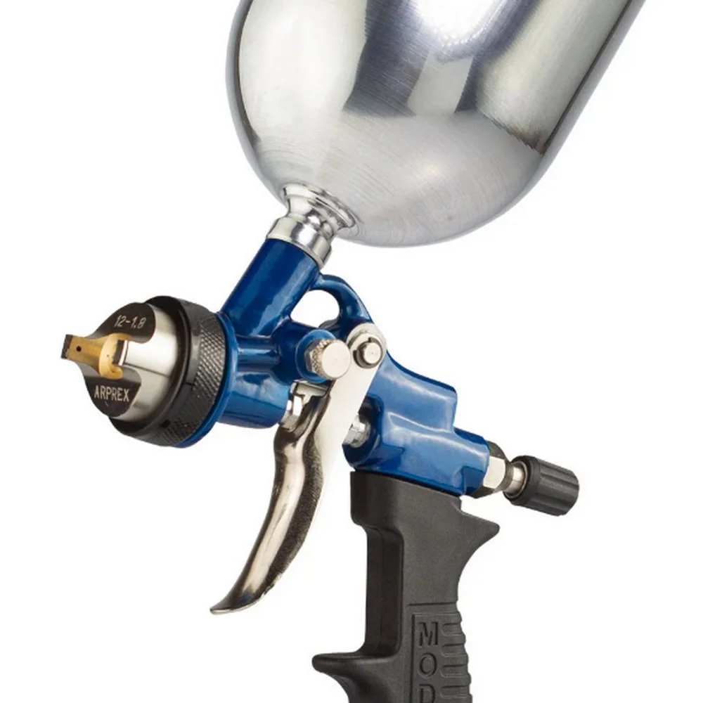 Pistola de Pintura Gravidade Alta Densidade Alta Producao Caneca de Aluminio 1L 4MM Arprex 12X