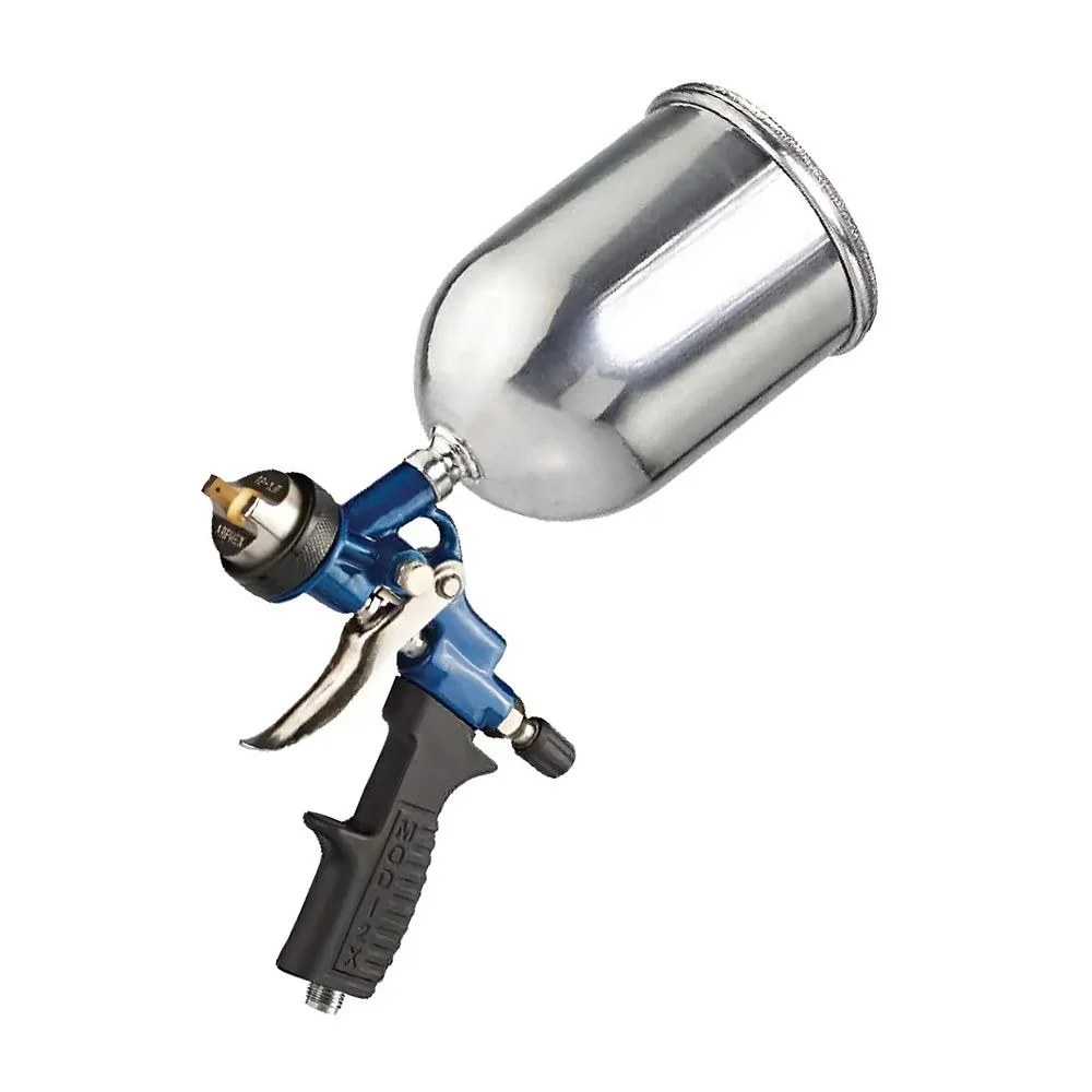 Pistola de Pintura Gravidade Alta Densidade Alta Producao Caneca de Aluminio 850ML 2,5MM Arprex 12X