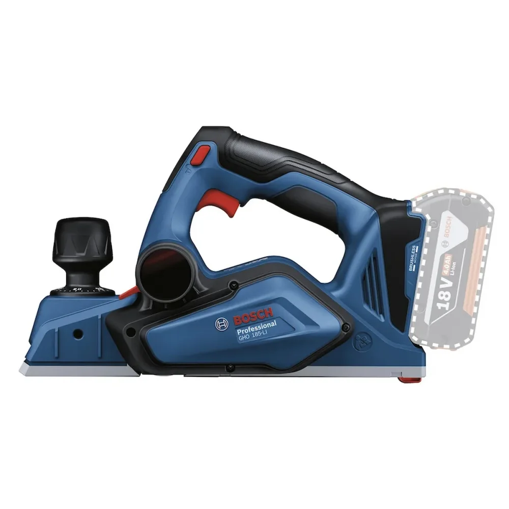 Plaina a Bateria 18V Brushless Sem Carregador e Bateria 82MM Bosch GHO 185-LI