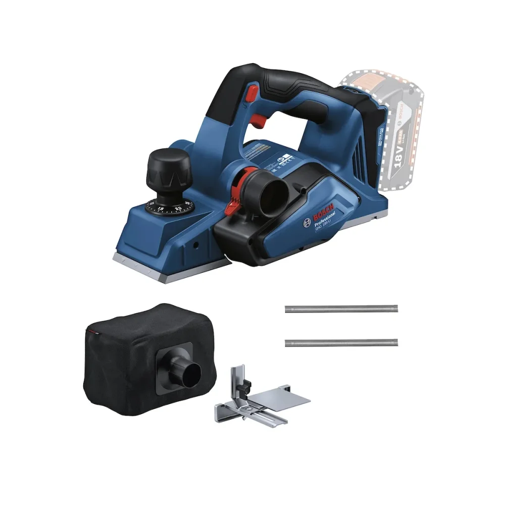 Plaina a Bateria 18V Brushless Sem Carregador e Bateria 82MM Bosch GHO 185-LI