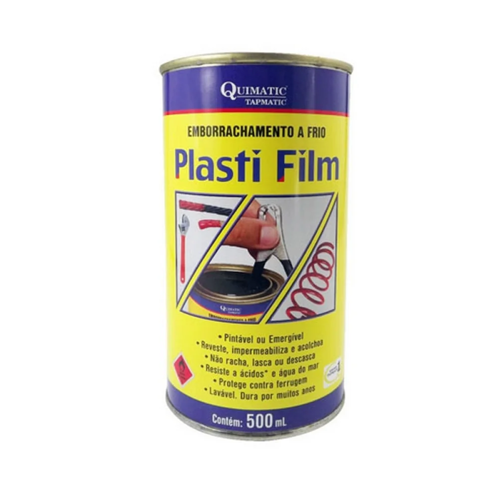 Plasti Film Preto Emborrachamento a Frio 1/2L Tapmatic CK1