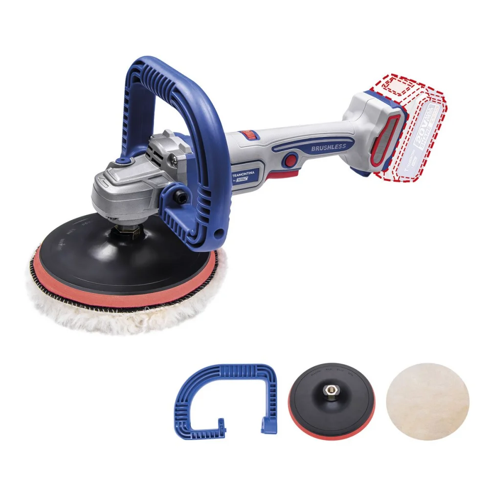 Politriz a Bateria 20V Brushless Sem Carregador e Bateria 7" Tramontina Tota 42307/001