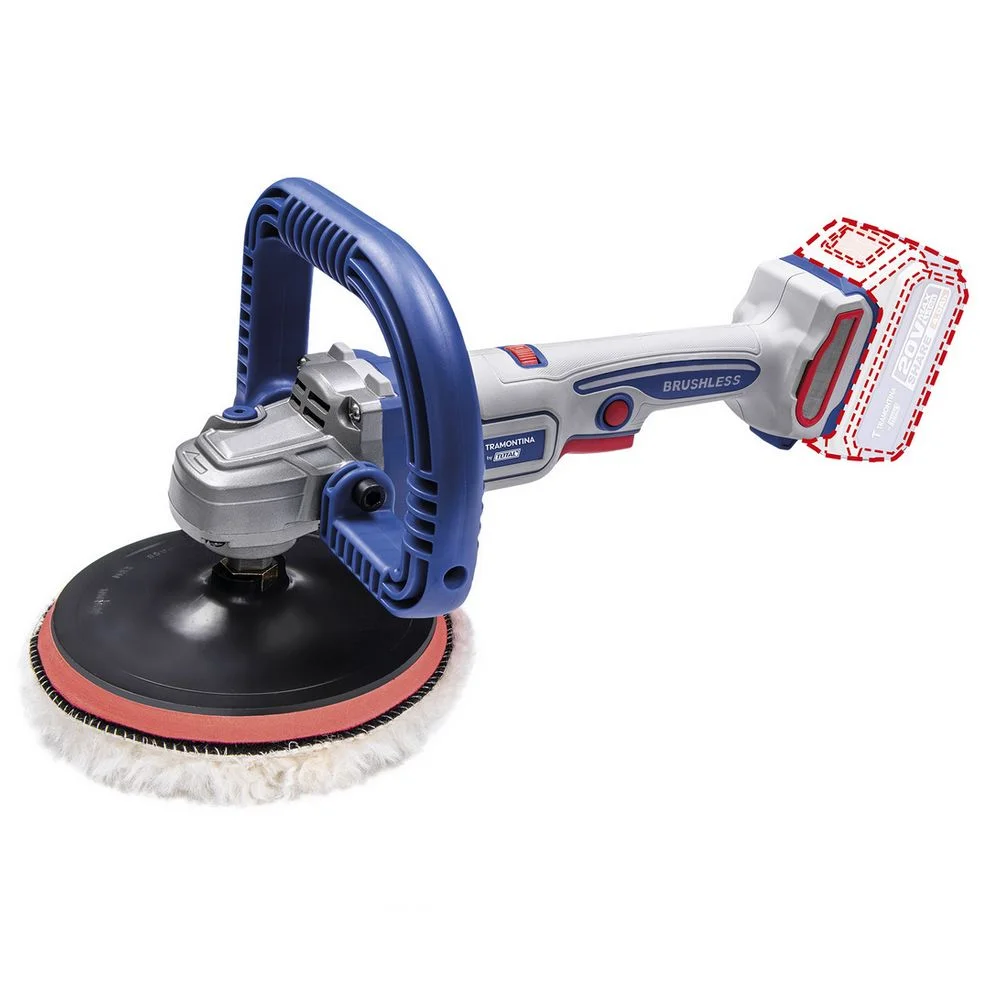 Politriz a Bateria 20V Brushless Sem Carregador e Bateria 7" Tramontina Tota 42307/001