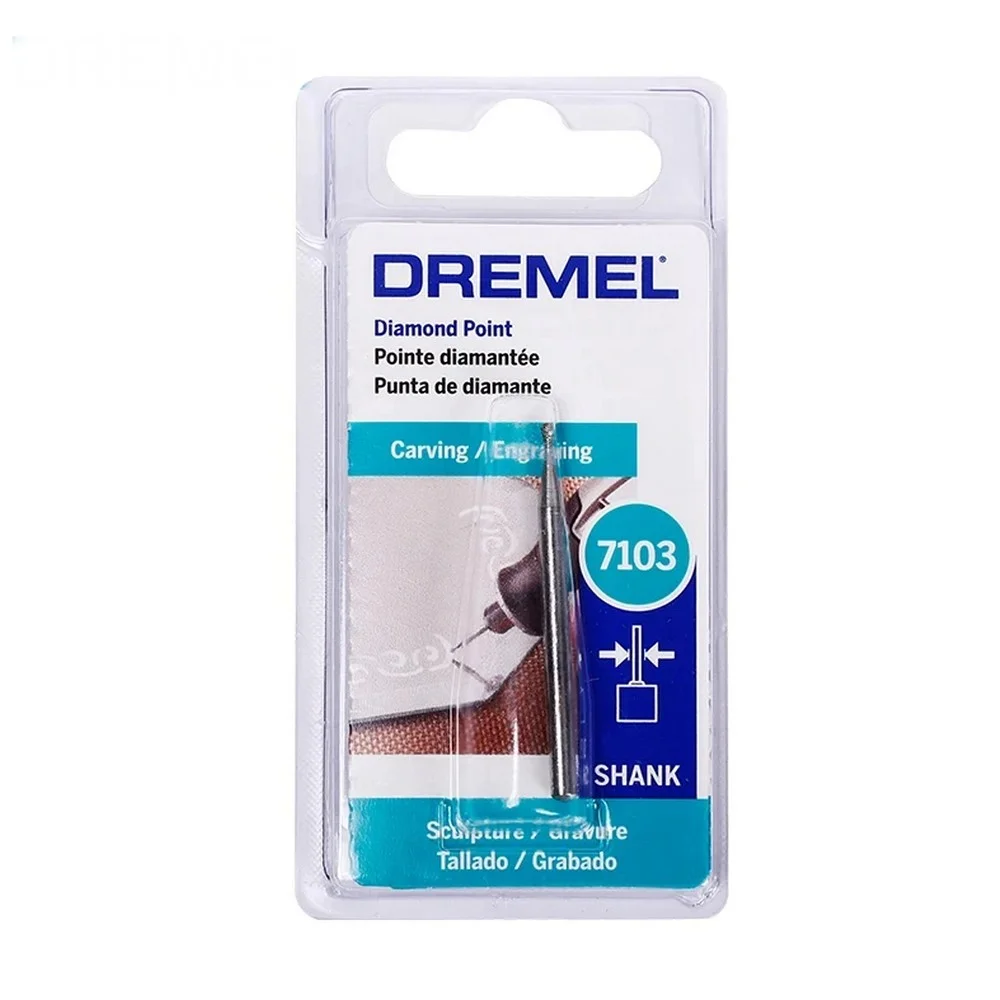 Ponta Diamantada Esferica Para Micro Retifica 5/64" Dremel 7103