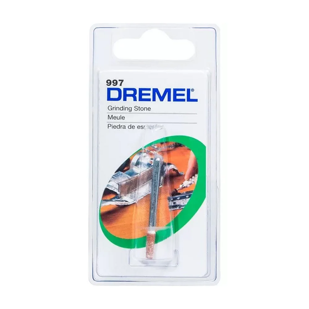 Ponta Montada Conica Oxido de Aluminio Para Micro Retifica 1/8" Dremel 997