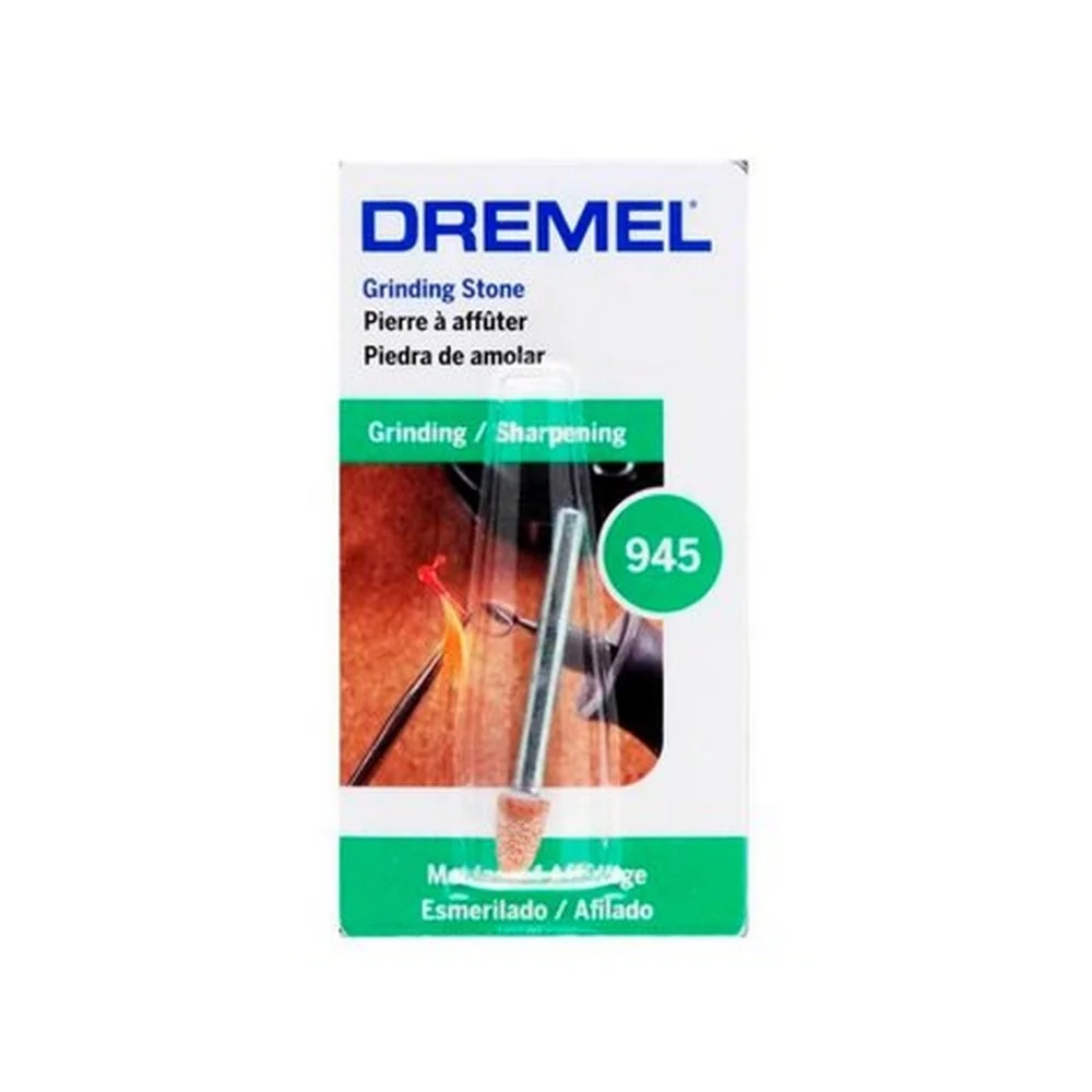 Ponta Montada Conica Oxido de Aluminio Para Micro Retifica 3/16" Dremel 945
