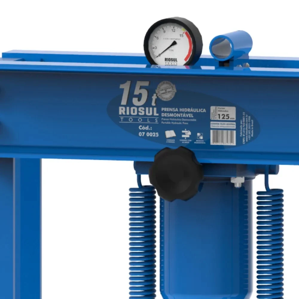 Prensa Hidraulica Demontavel 15T Riosul R070025