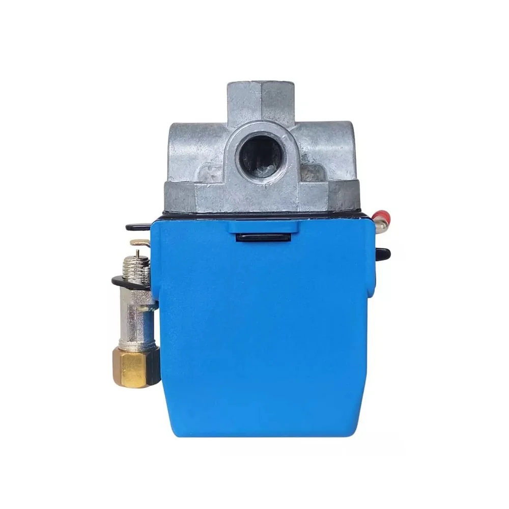 Pressostato Alta Pressao 4 Vias Tubo 1/4" com Valvula de Alivio 125/175PSI Margirius CDAQ/1