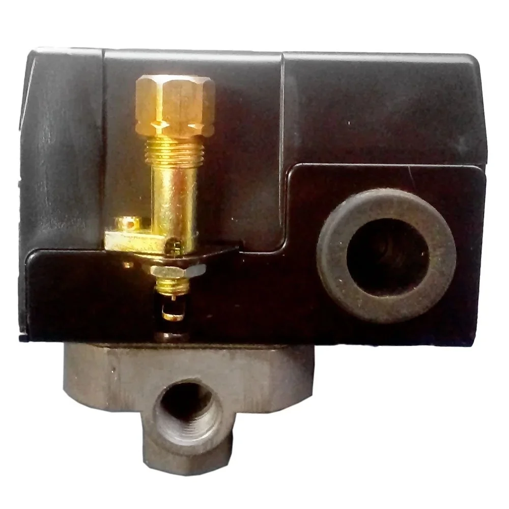 Pressostato Automatico Alta Pressao 4 Vias com Alavanca 135/175PSI Motomil 36348.2
