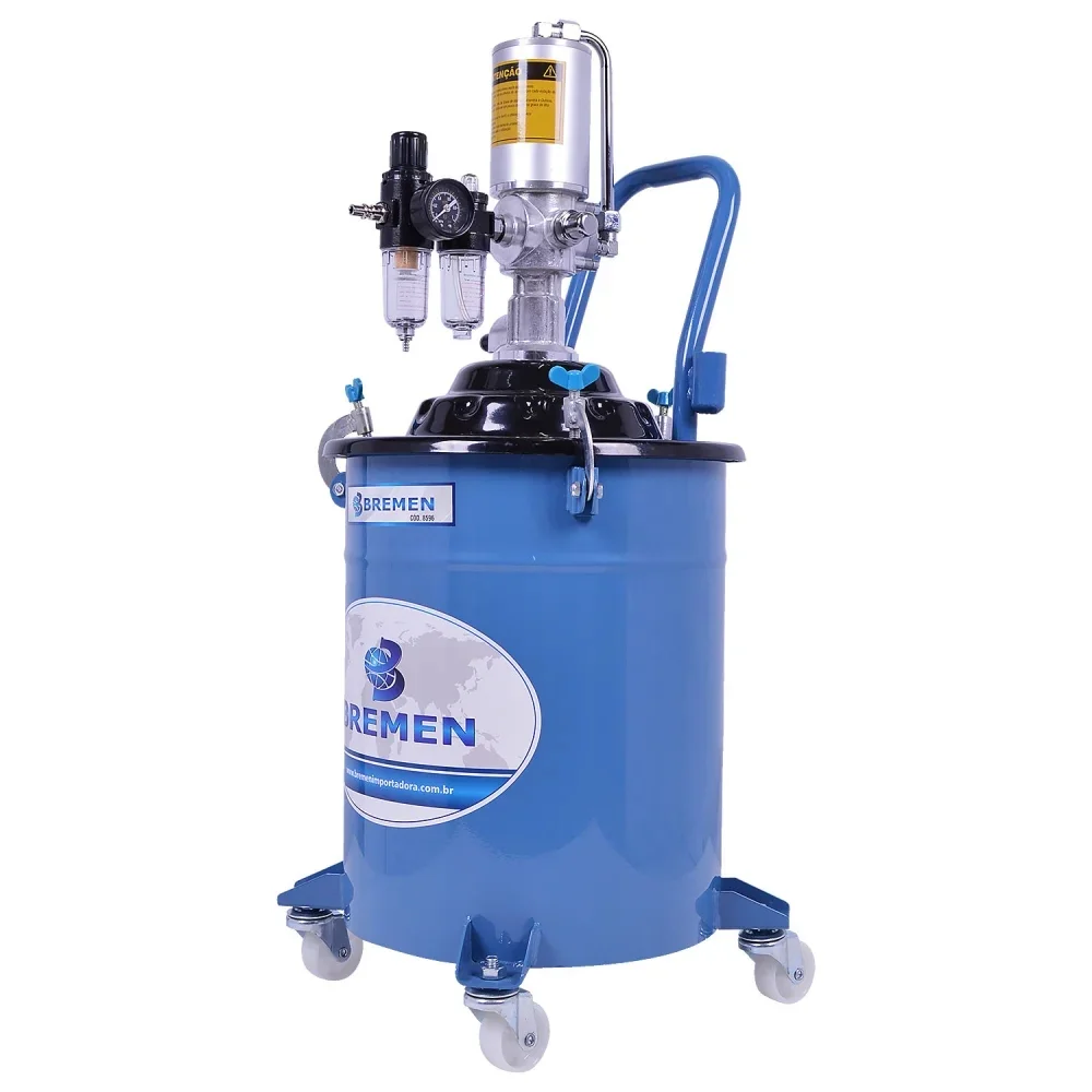 Propulsora Pneumatica para Graxa Com Rodas 20KG Bremen 8596