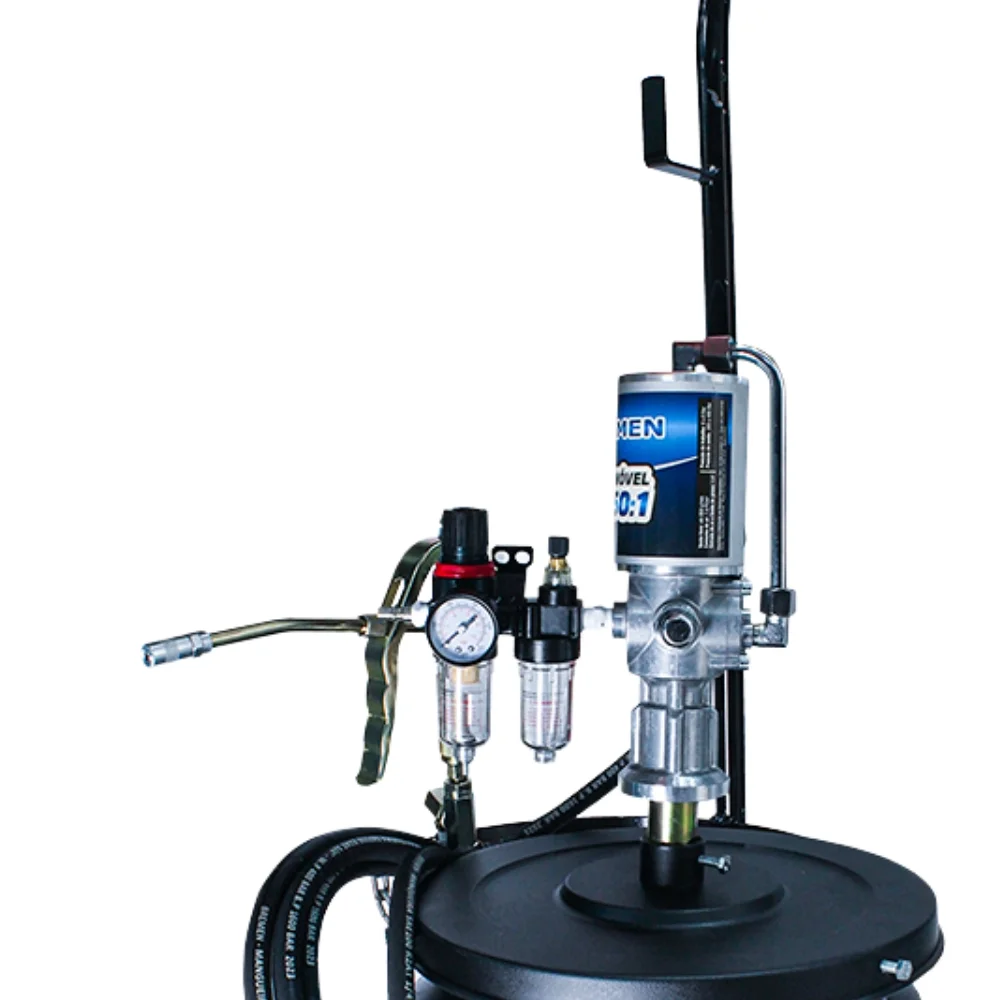 Propulsora Pneumatica para Graxa Sem Balde com Carrinho 20KG Bremen 940401