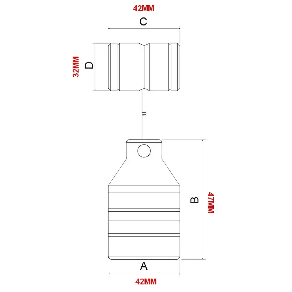 Prumo de Face Em Aco 500G Cortag 61568