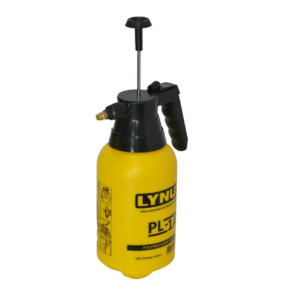 Pulverizador de Compressao Previa Bico Metalico 1L Lynus PL1A