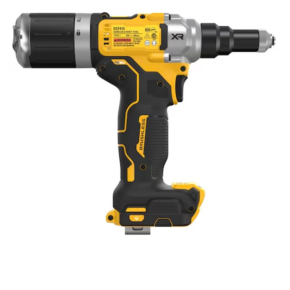 Rebitador a Bateria 20V Max Brushless Sem Carregador e Bateria 1/4" Dewalt DCF414B-B3