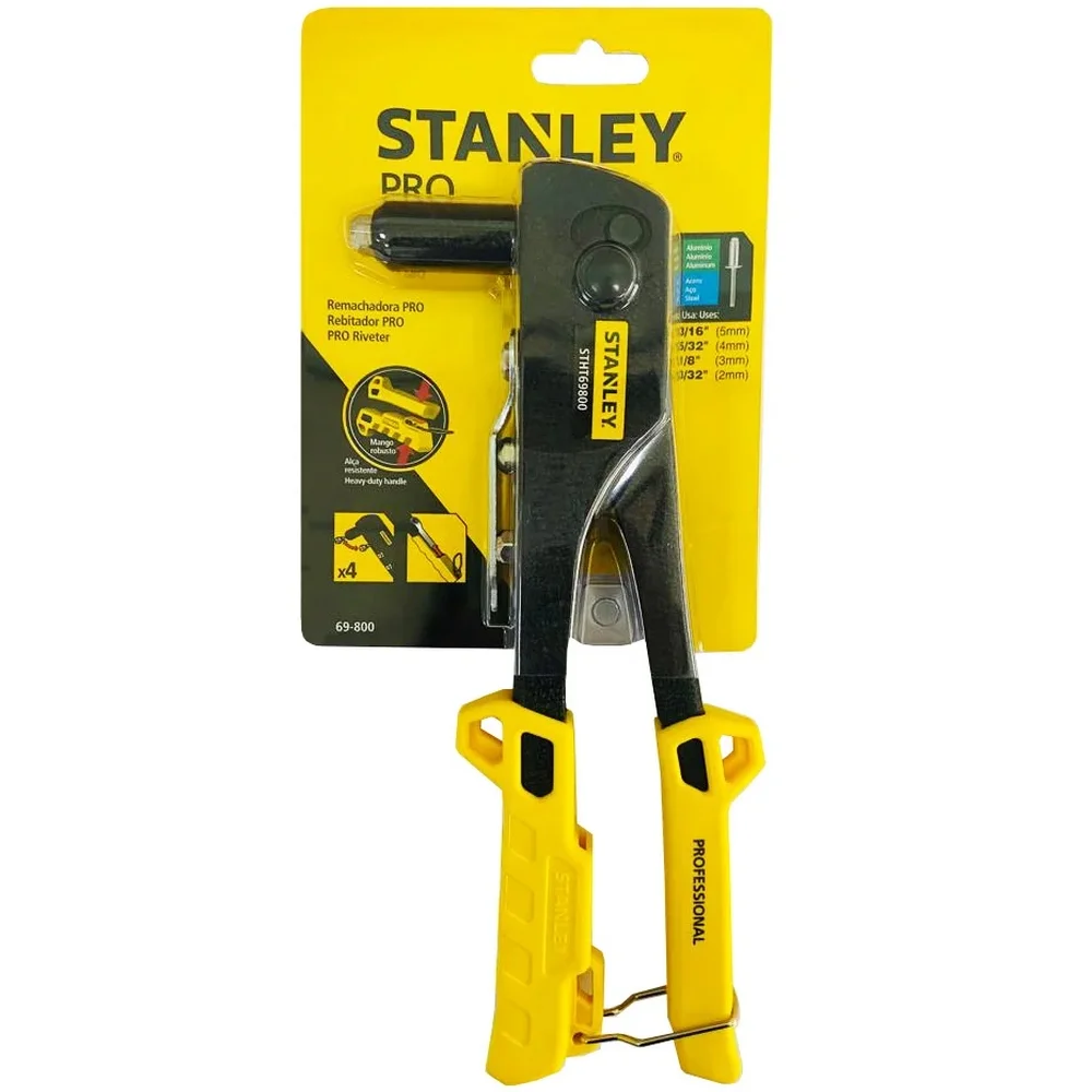 Rebitador Manual Profissional 1/8A3/16" Stanley 69-800