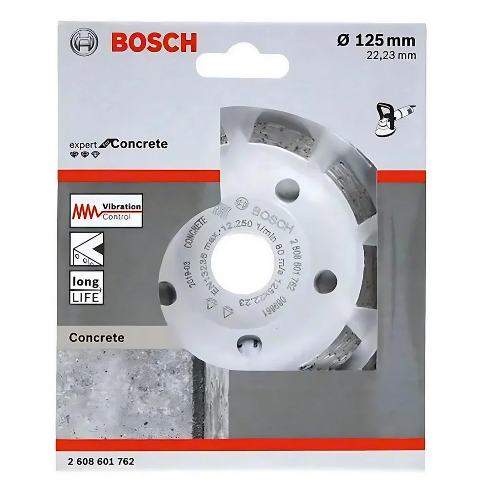 Rebolo Diamantado Tipo Prato Segmentado PRO Expert USO Em Esmerilhadeira 5"X7/8" Bosch 2608601762