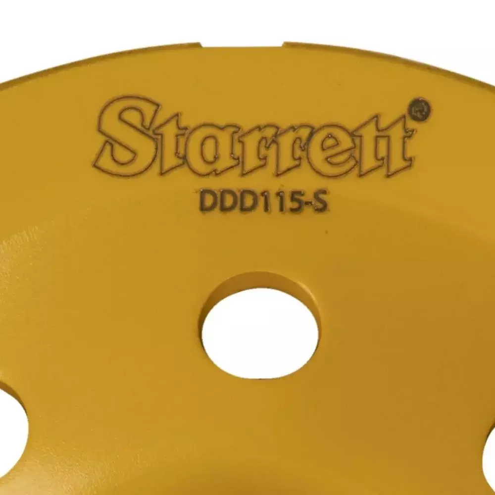 Rebolo Diamantado Tipo Prato Segmentado USO Em Esmerilhadeira Rosca M14 4.1/2"X14MM Starrett DDD115-S