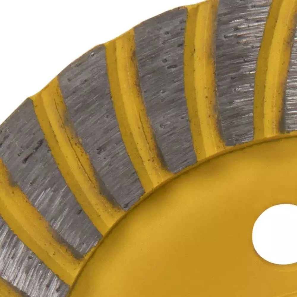 Rebolo Diamantado Tipo Prato Turbo USO Em Esmerilhadeira Rosca M14 4.1/2"X14MM Starrett DDD115-T