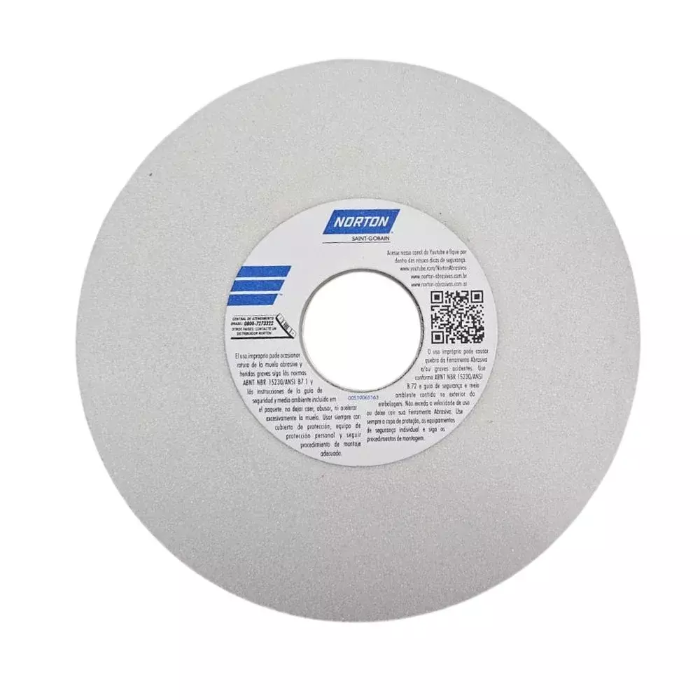 Rebolo Prato Branco 6X1/2" Norton AA60
