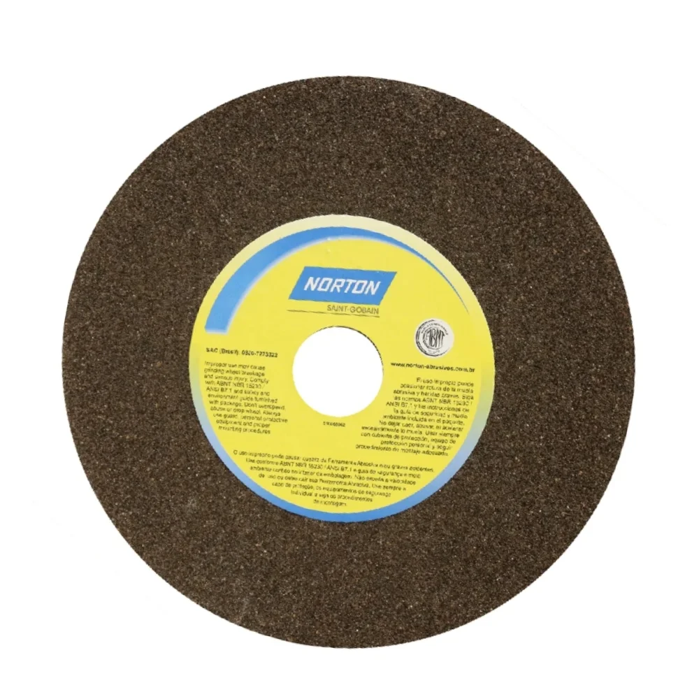 Rebolo Reto Ferro 10X1.1/2" Norton A36