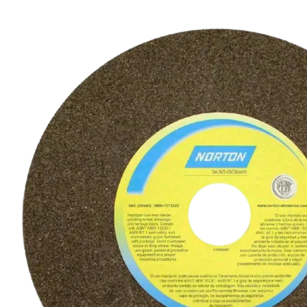 Rebolo Reto Ferro 10X1.1/4" Norton A24