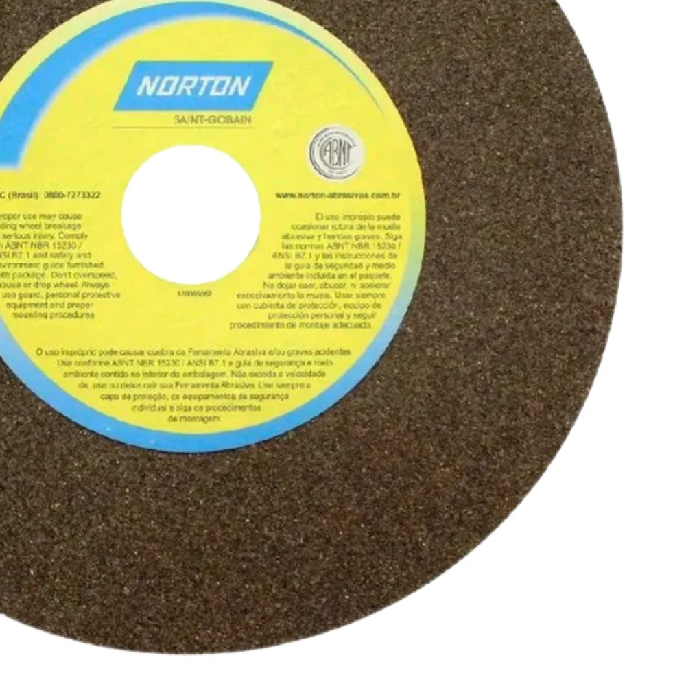 Rebolo Reto Ferro 10X1.1/4" Norton A24