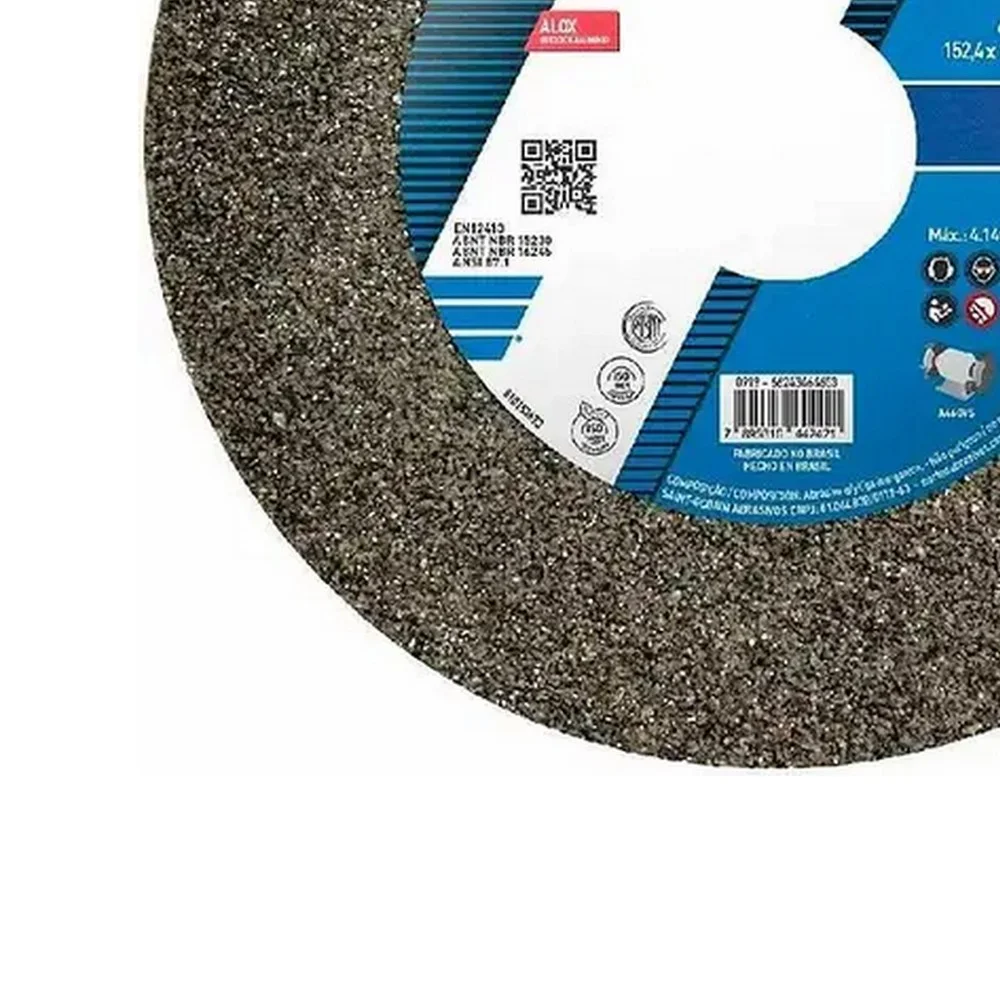 Rebolo Reto Ferro 6X3/4" Norton A46