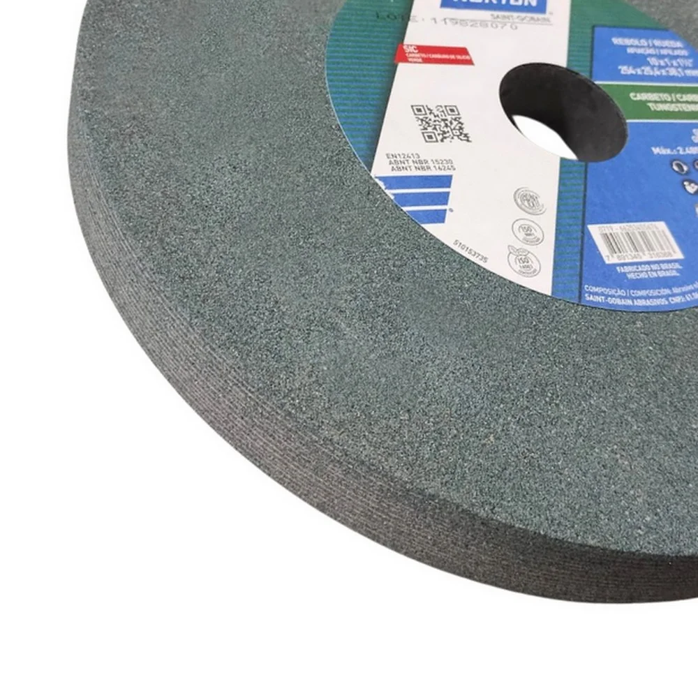 Rebolo Reto Widia Carbeto de Silicio 10X1" Norton 39C120