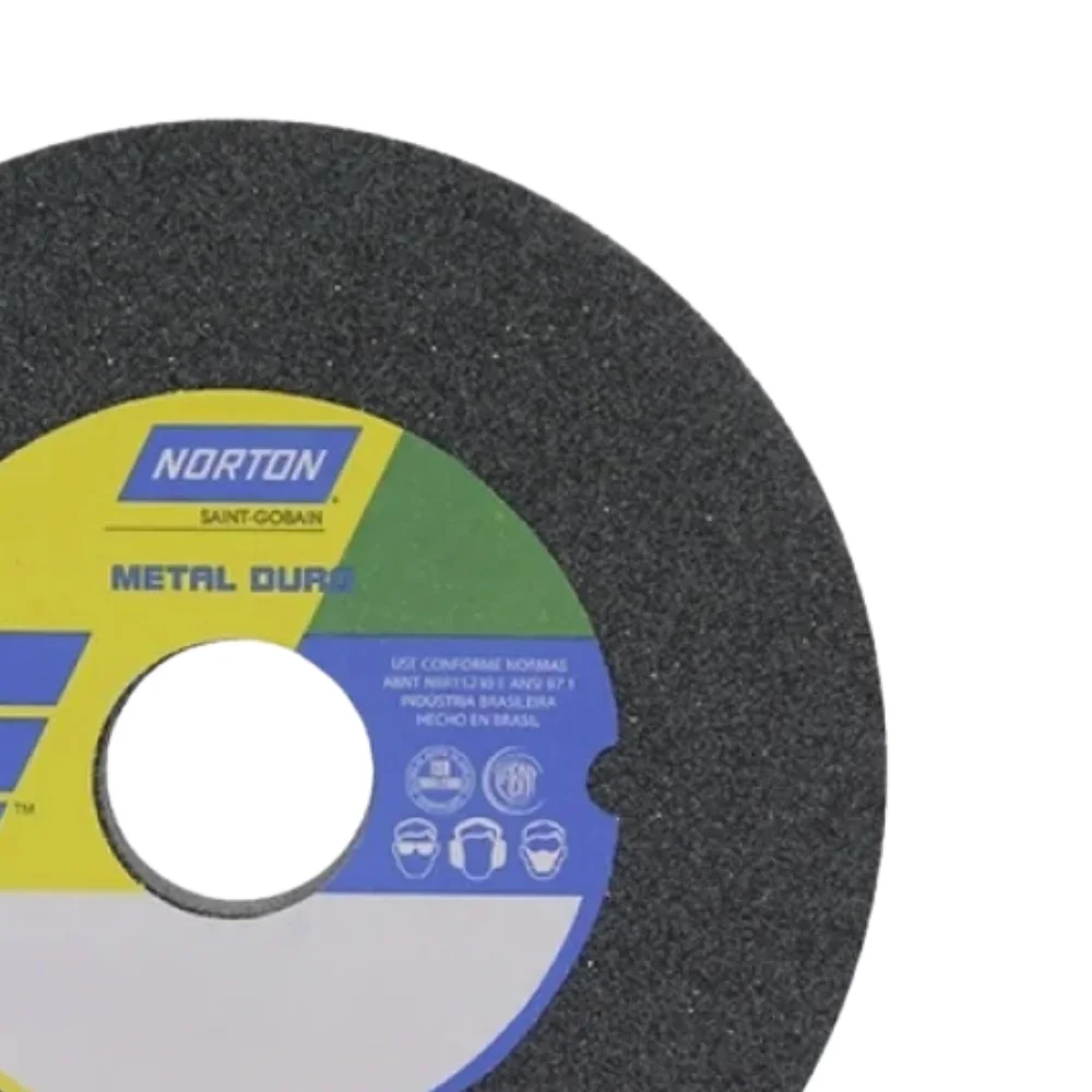 Rebolo Reto Widia Carbeto de Silicio 6X1/2" Norton 39C80